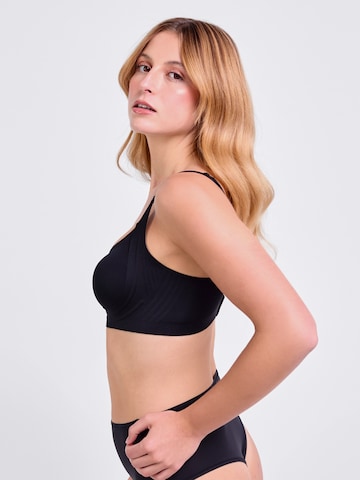 Bustier Soutien-gorge 'Compact Comfort BH' cfab en noir