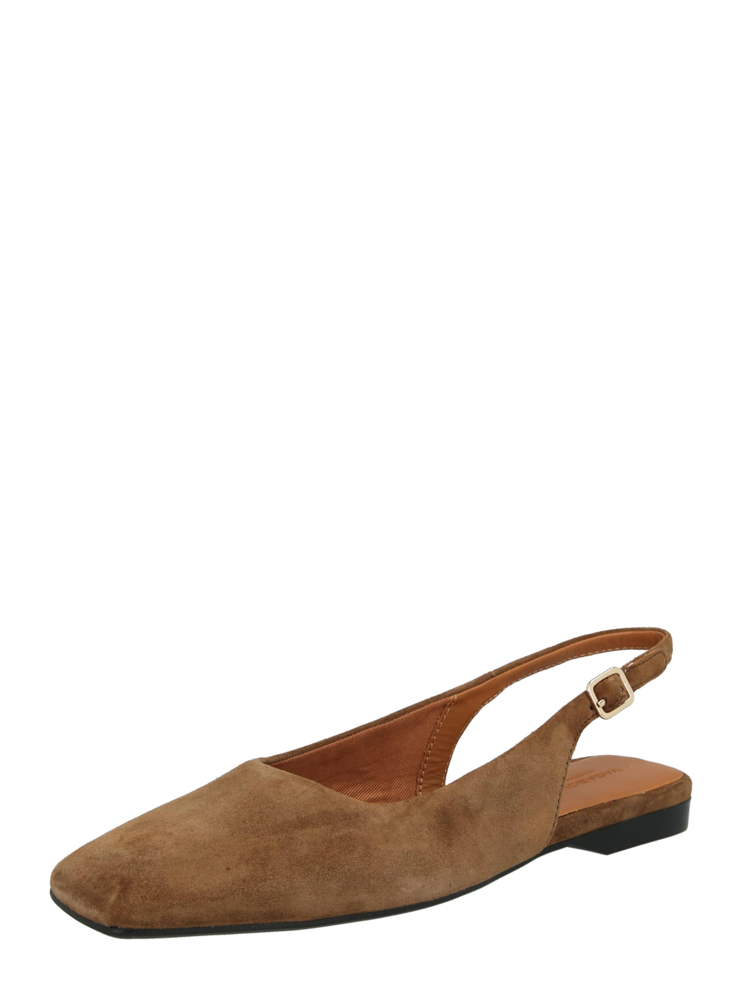 Ballerina con cinturino 'DELIA' di VAGABOND SHOEMAKERS in marrone: frontale