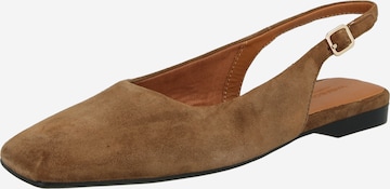 VAGABOND SHOEMAKERS Балетки с ремешком 'DELIA' в Коричневый: спереди