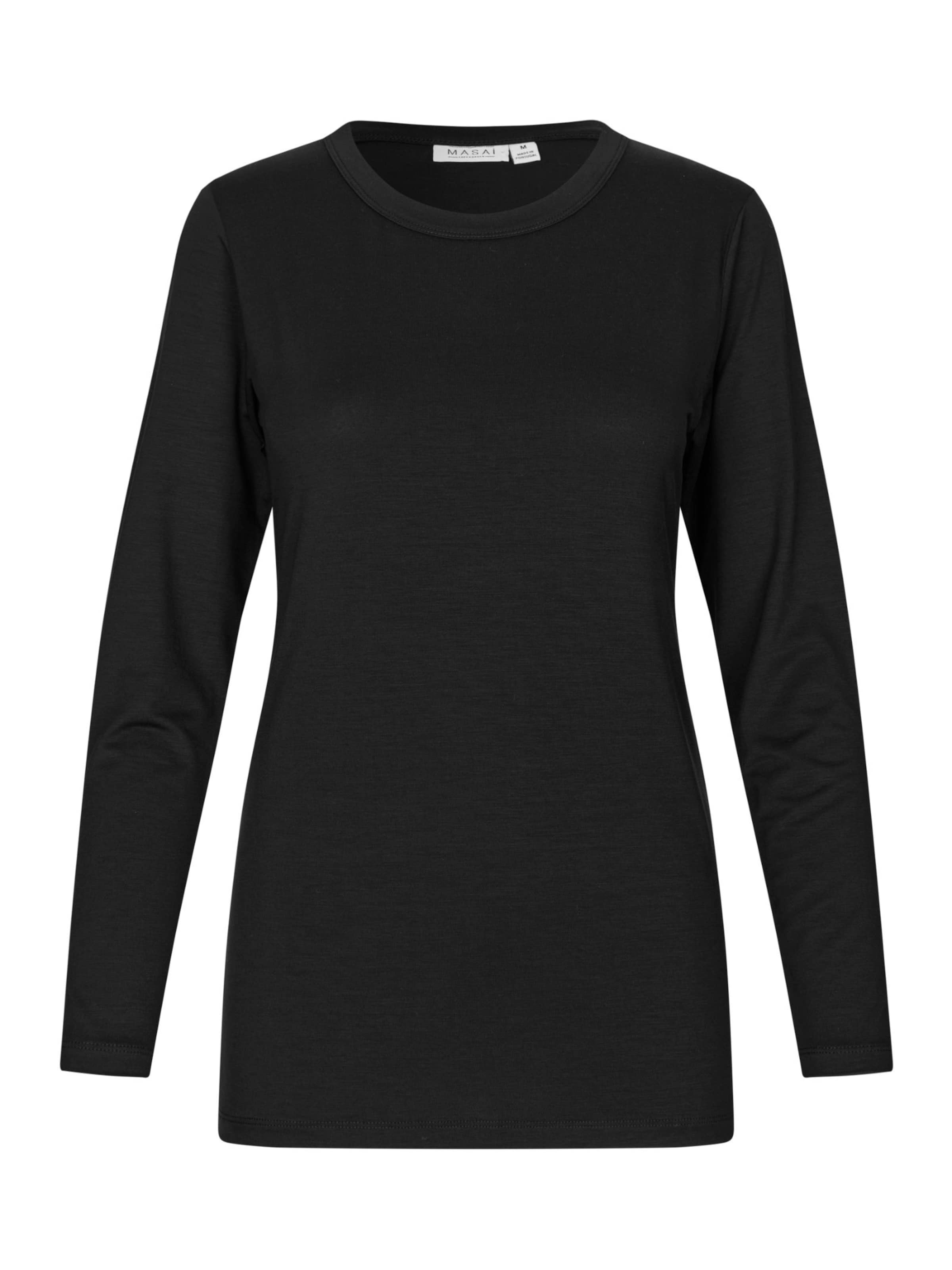 Masai Blouse 'MaDoritla' in Black: front
