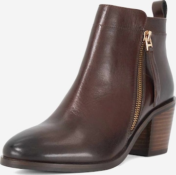 Bottines 'Paicing' Dune LONDON en marron : devant