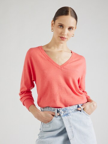 Pull-over 'THESS' OBJECT en orange : devant