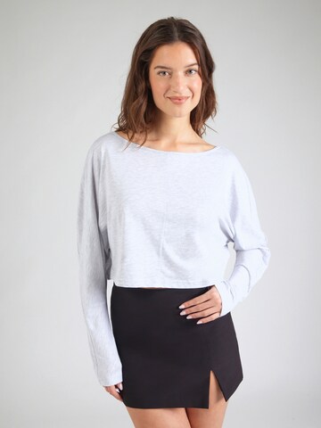 MYLAVIE by Sarah Harrison Shirt in Grey: front