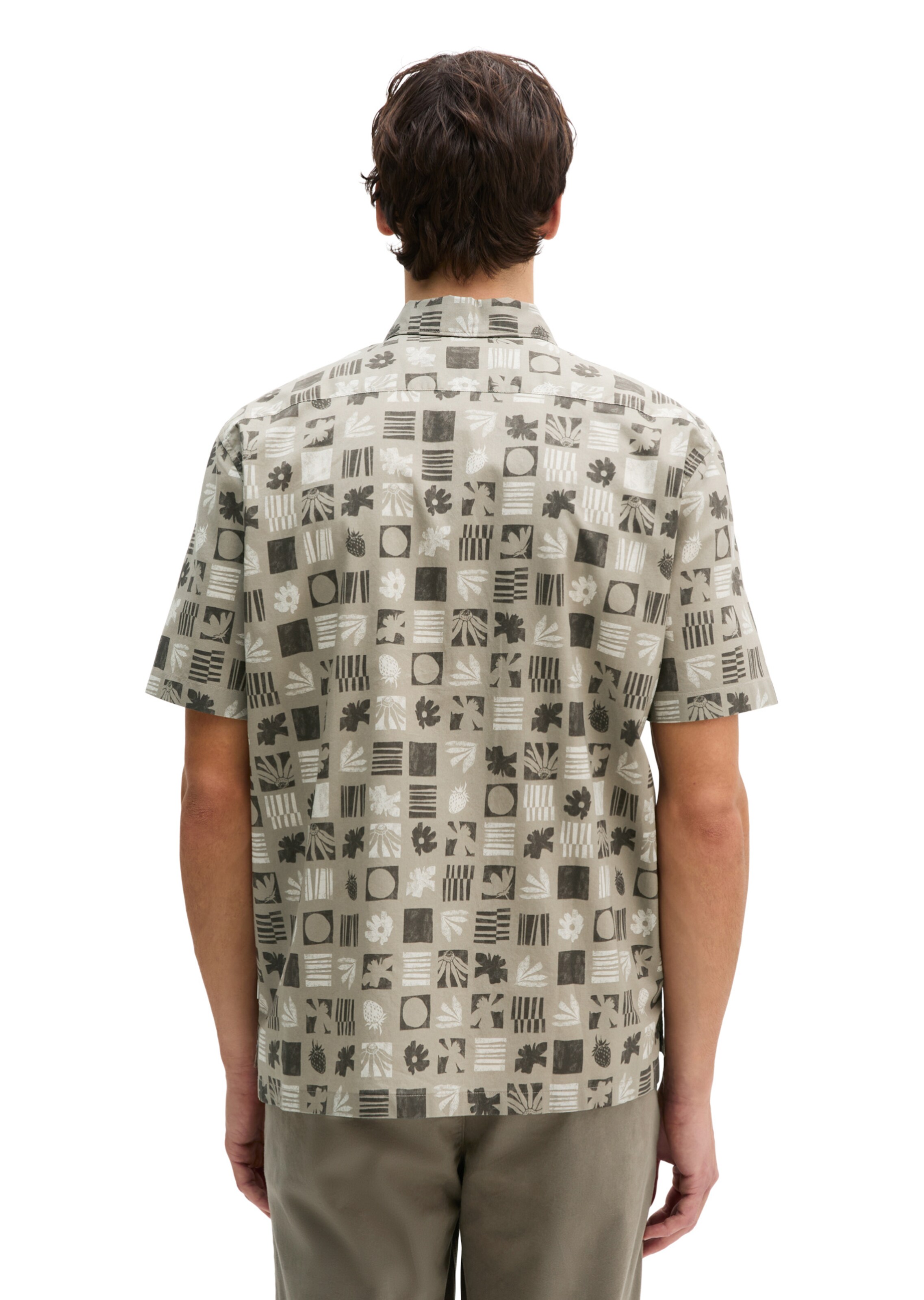 Marc O'Polo Regular fit Overhemd in Bruin