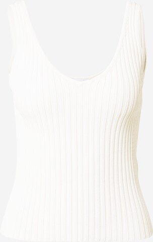 Calvin Klein Broderad topp i vit: framsida