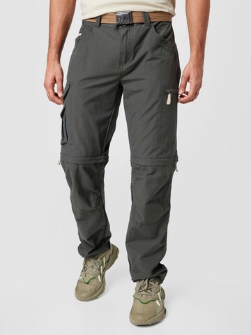 G.I.G.A. DX by killtec Regular Outdoor Pants 'Garrison' in Grey: front