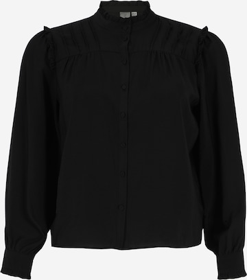 Y.A.S - Blusa 'PARI' en negro: frente