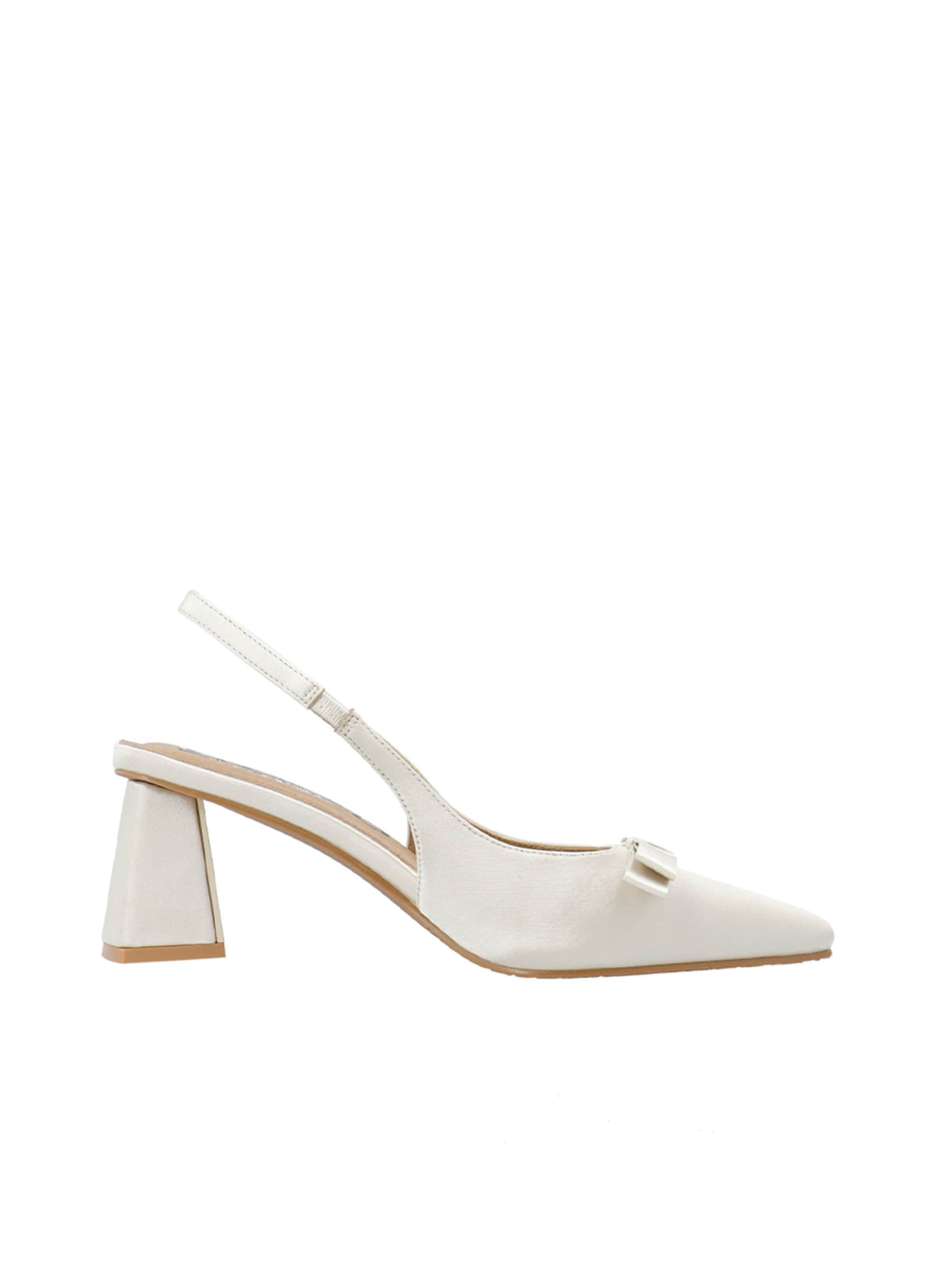 Bianco Slingback pumps 'MARALYN ' in White