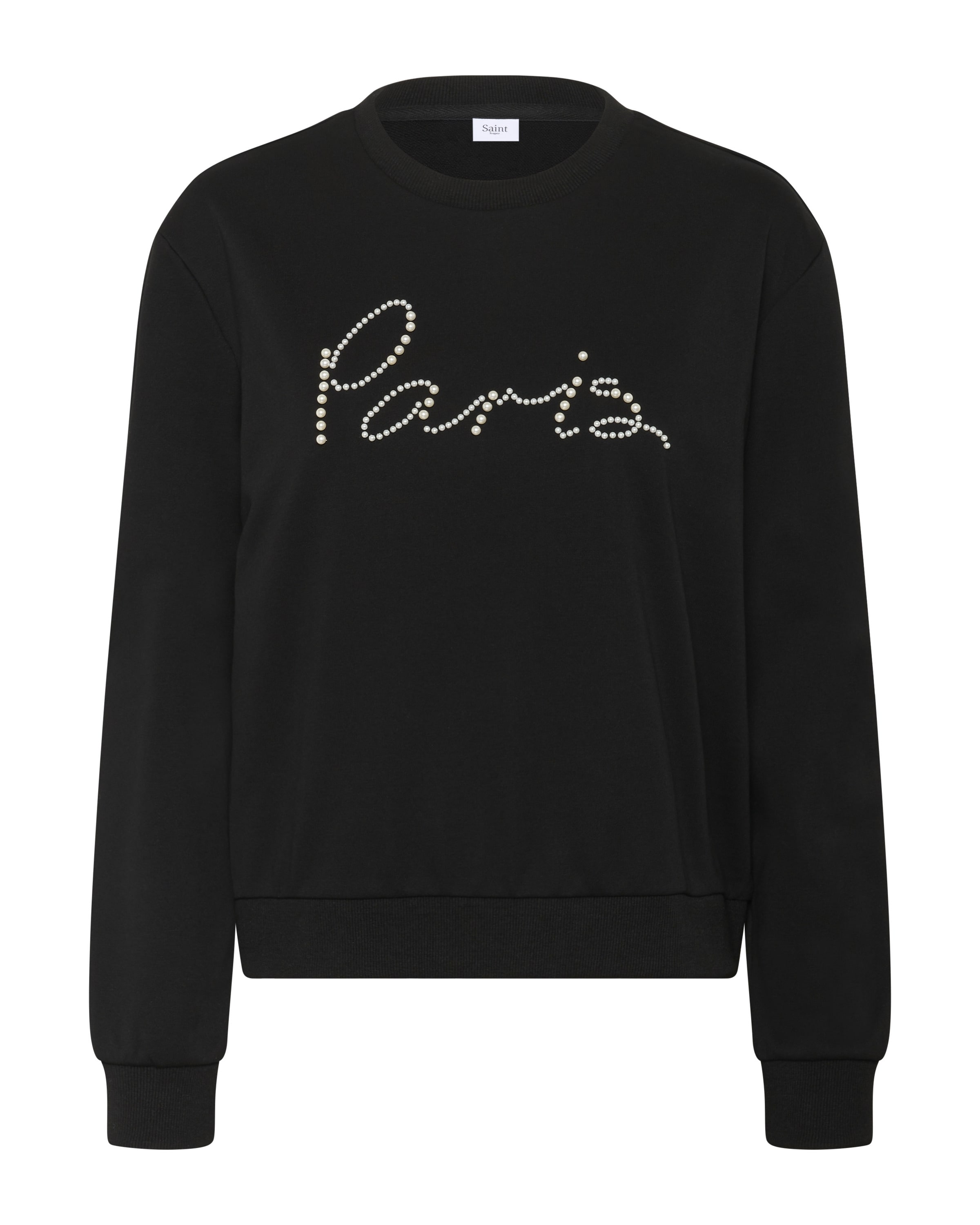 SAINT TROPEZ Sweatshirt 'SZNorris' i sort: forside
