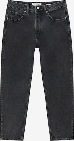 Pull&Bear Loosefit Jeans in Grijs: voorkant