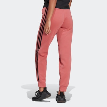 ADIDAS SPORTSWEAR Tapered Workout Pants 'Future Icons 3-Stripes' in Pink