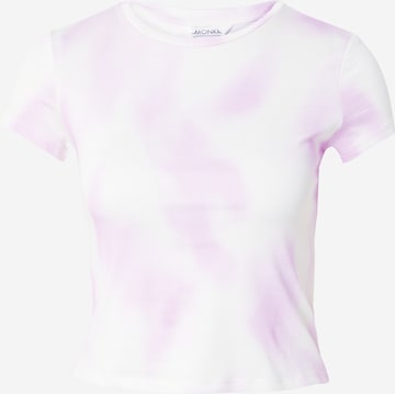 Monki Μπλουζάκι σε ροζ: μπροστά