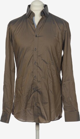 Digel Button Up Shirt in L in Brown: front