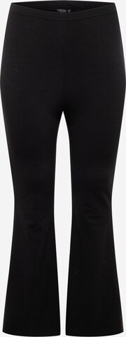 Nasty Gal Plus Flared Broek in Zwart: voorkant