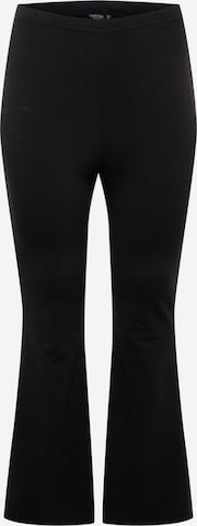 Nasty Gal Plus Trousers in Black: front