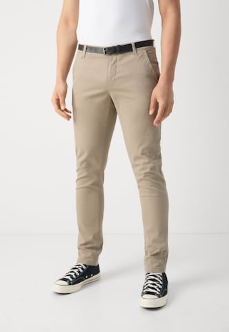 Lindbergh Slimfit Hose 'Classic' in Beige