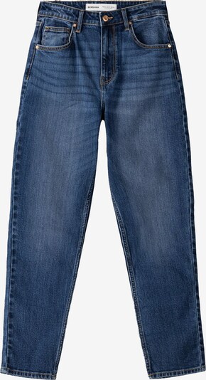 Jeans Bershka pe albastru denim, Vizualizare produs