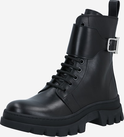 BOSS Bottines à lacets en noir, Vue avec produit