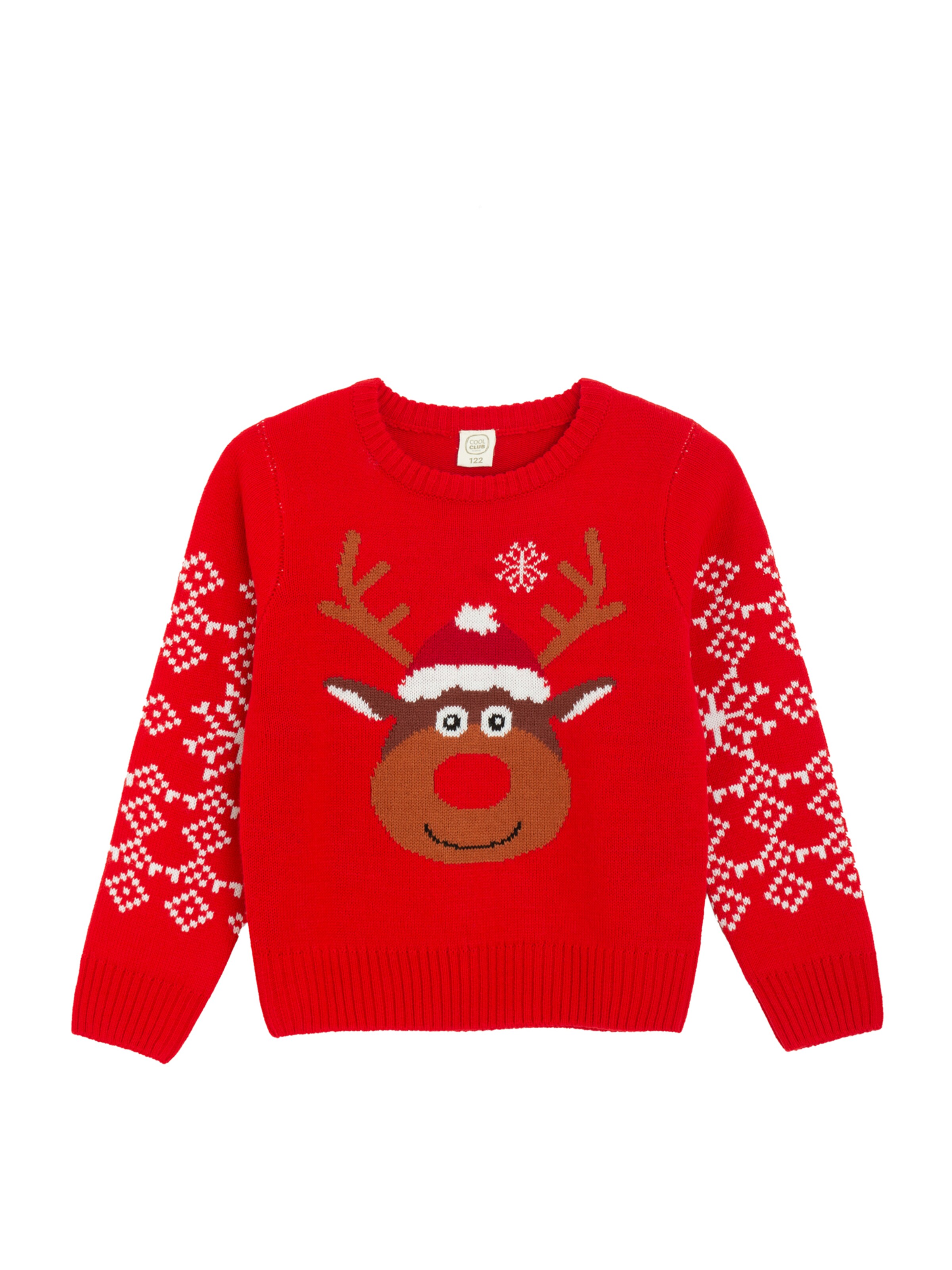 Cool Club Sveter - Červená: predná strana