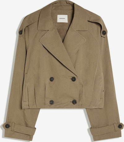 Bershka Välikausitakki koossa XS värissä taupe, Tuotenäkymä
