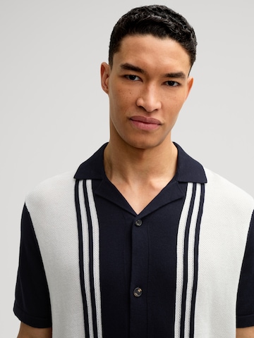 JOOP! Gebreid vest 'Kamor' in Blauw