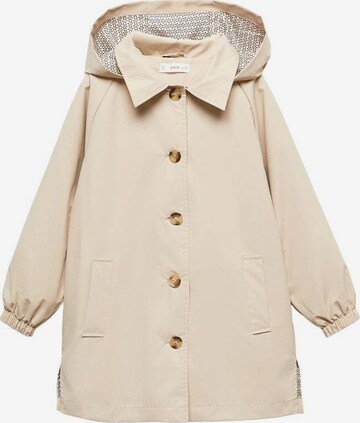 MANGO KIDS Between-Season Jacket 'Eulalia' in Beige: front