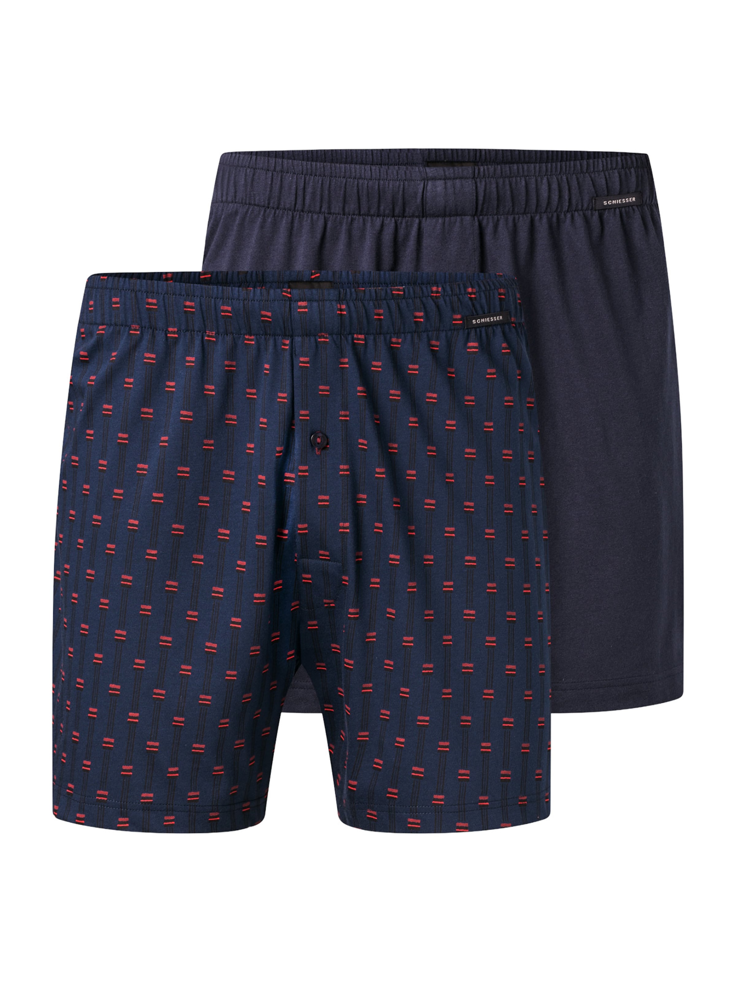 SCHIESSER Boxer shorts ' Basic ' in Blue: front