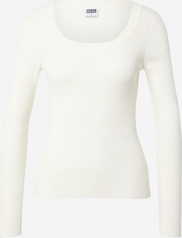 Urban Classics Sweater in White: front