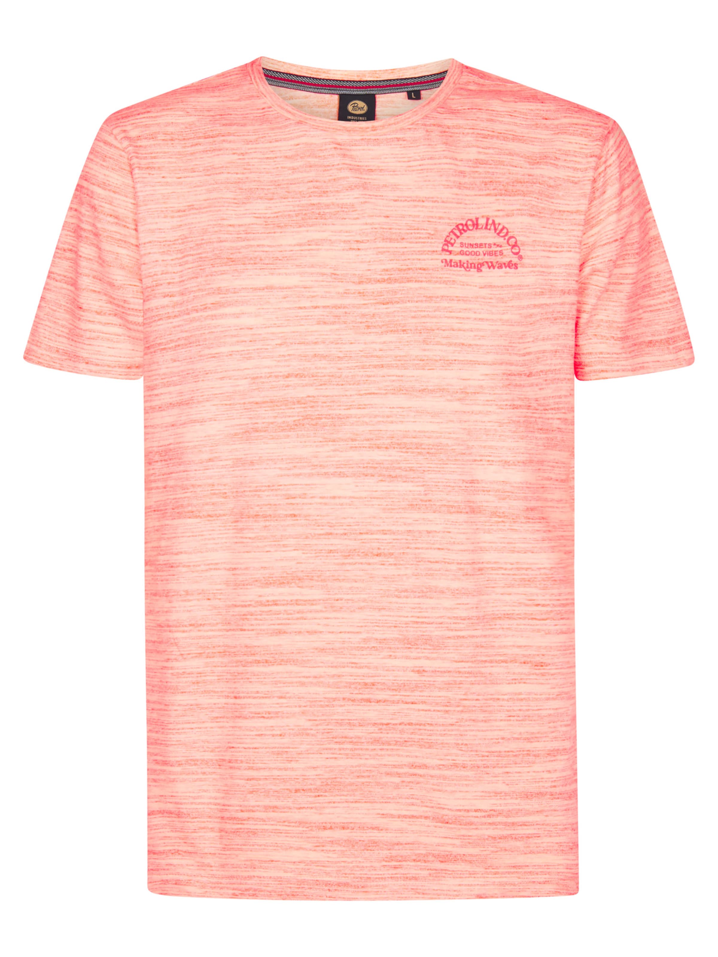 Petrol Industries Shirt 'Quasar' in Oranje: voorkant