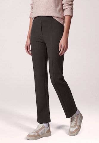 Bootcut Pantalon 'Toronto' CECIL en marron : devant