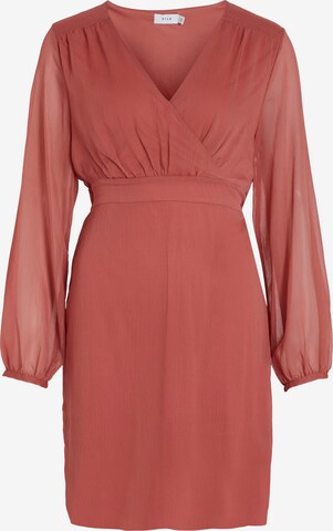 VILA Платье 'Maddie' в Ярко-розовый: спереди