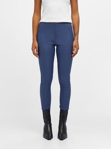 OBJECT Skinny Leggings in Blauw: voorkant