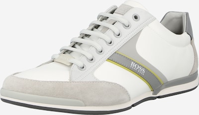 BOSS Casual Sneaker 'Saturn' in grau / weiß, Produktansicht