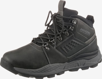 Dockers by Gerli Lace-Up Boots in Black: front