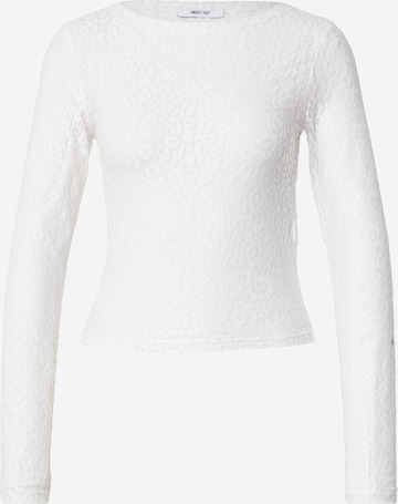 balta ABOUT YOU Marškinėliai 'Charleen': priekis