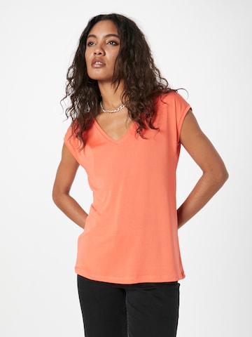 PIECES Shirt 'KAMALA' in Orange: front