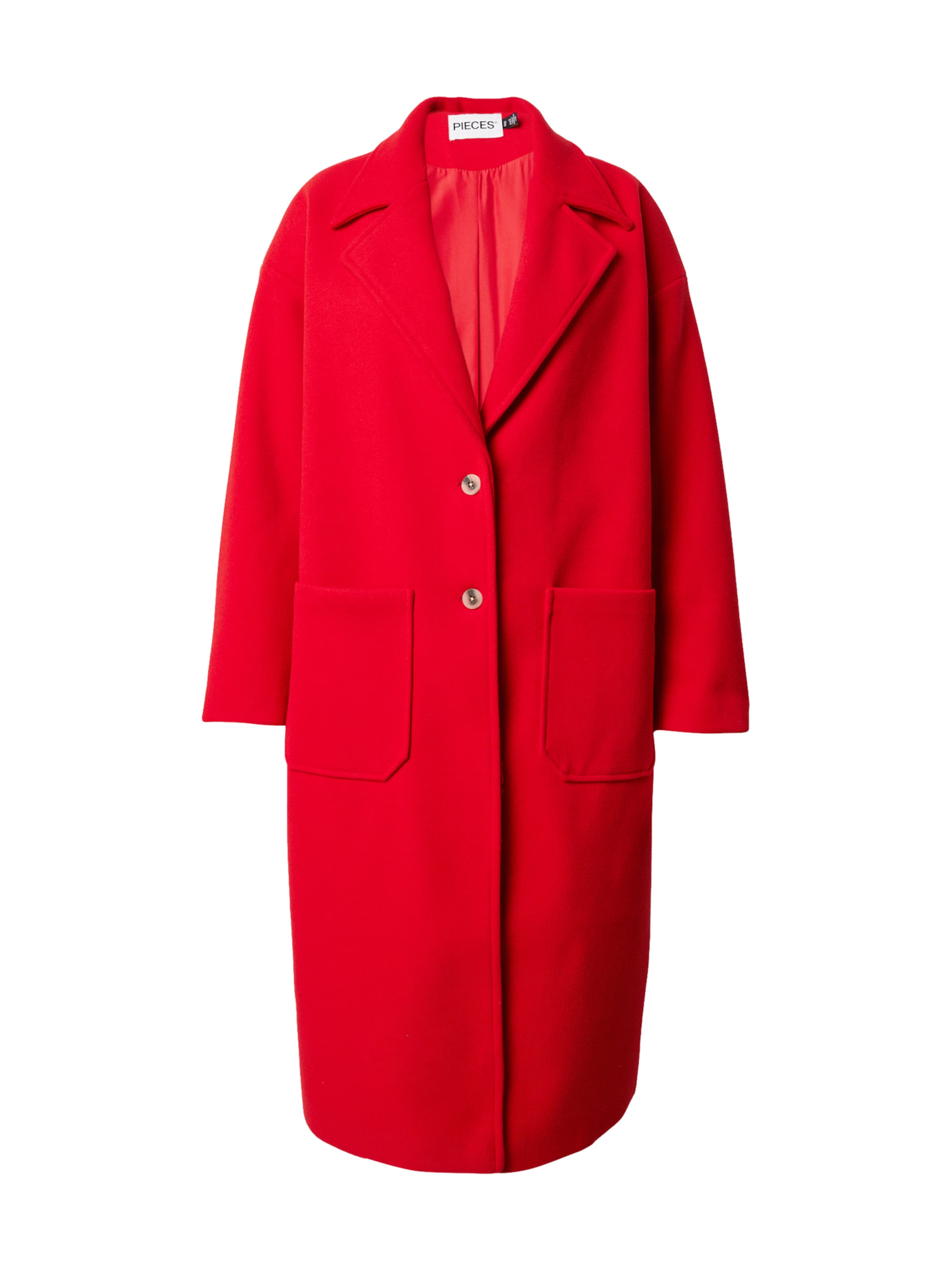 PIECES Curve Kevad-sügismantel &#x27;PCJILI&#x27; jõhvikas, Tootevaade