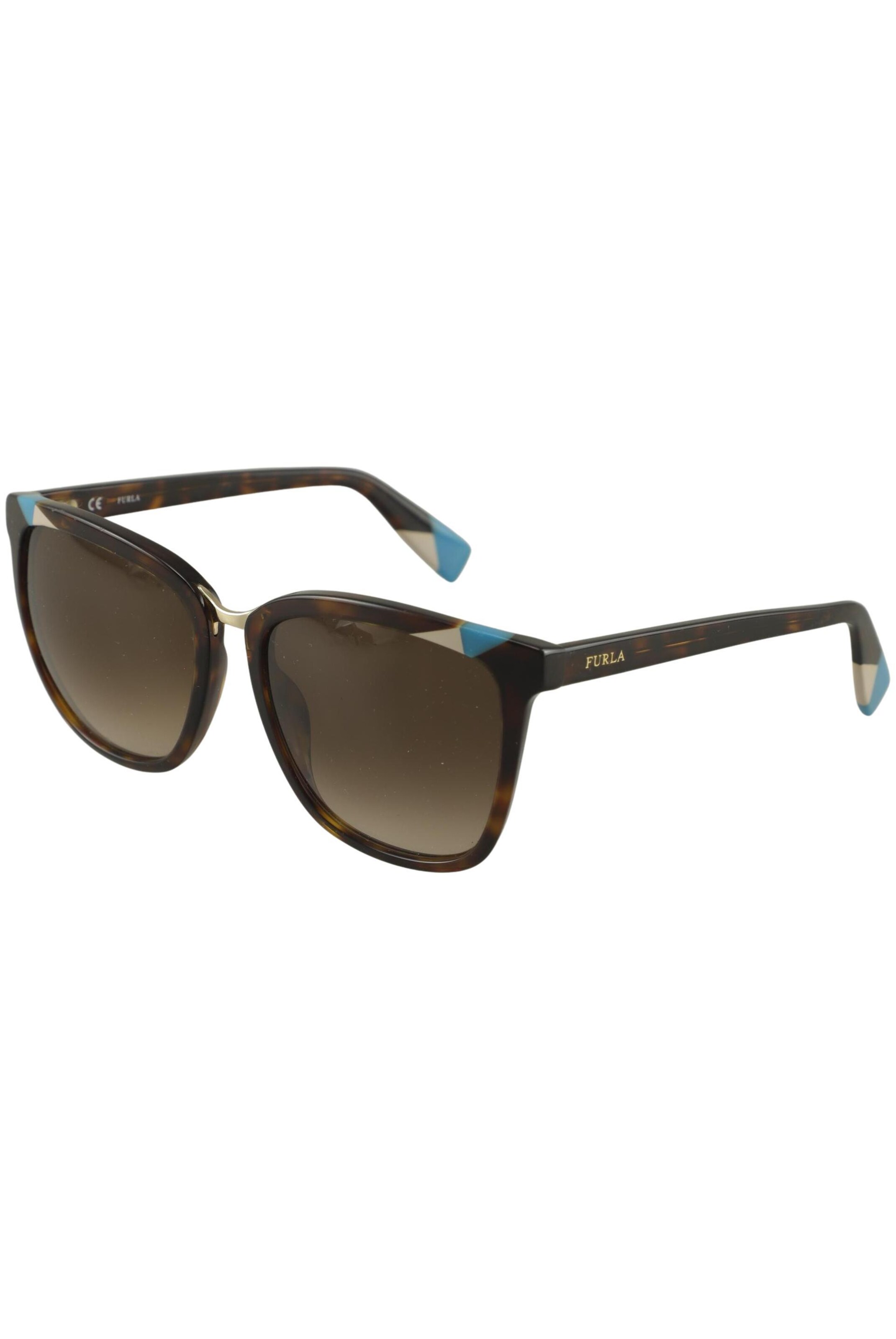 FURLA Sunglasses in One size in Brown: front