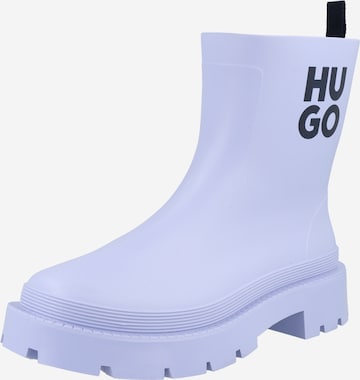 HUGO Rubber Boots 'Jin' in Purple: front