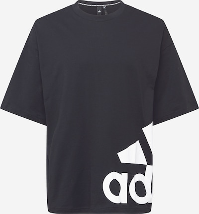Tricou funcțional ADIDAS PERFORMANCE pe negru / alb, Vizualizare produs