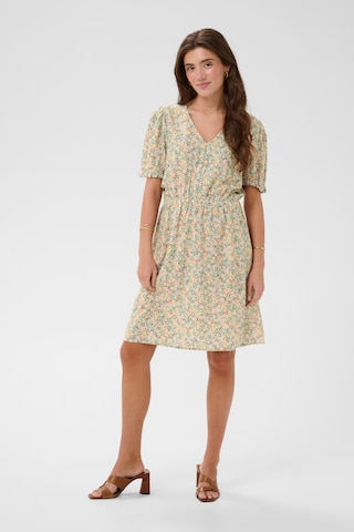 Robe 'CRTiah' Cream en vert