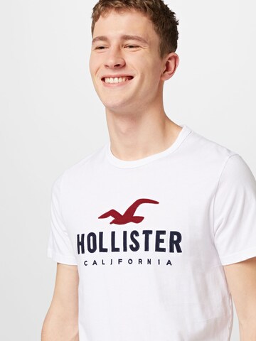 HOLLISTER Tričko – bílá