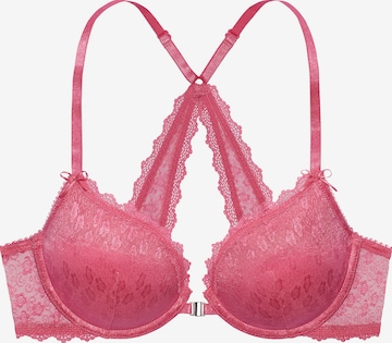 VIVANCE Push-up BH in Roze: voorkant