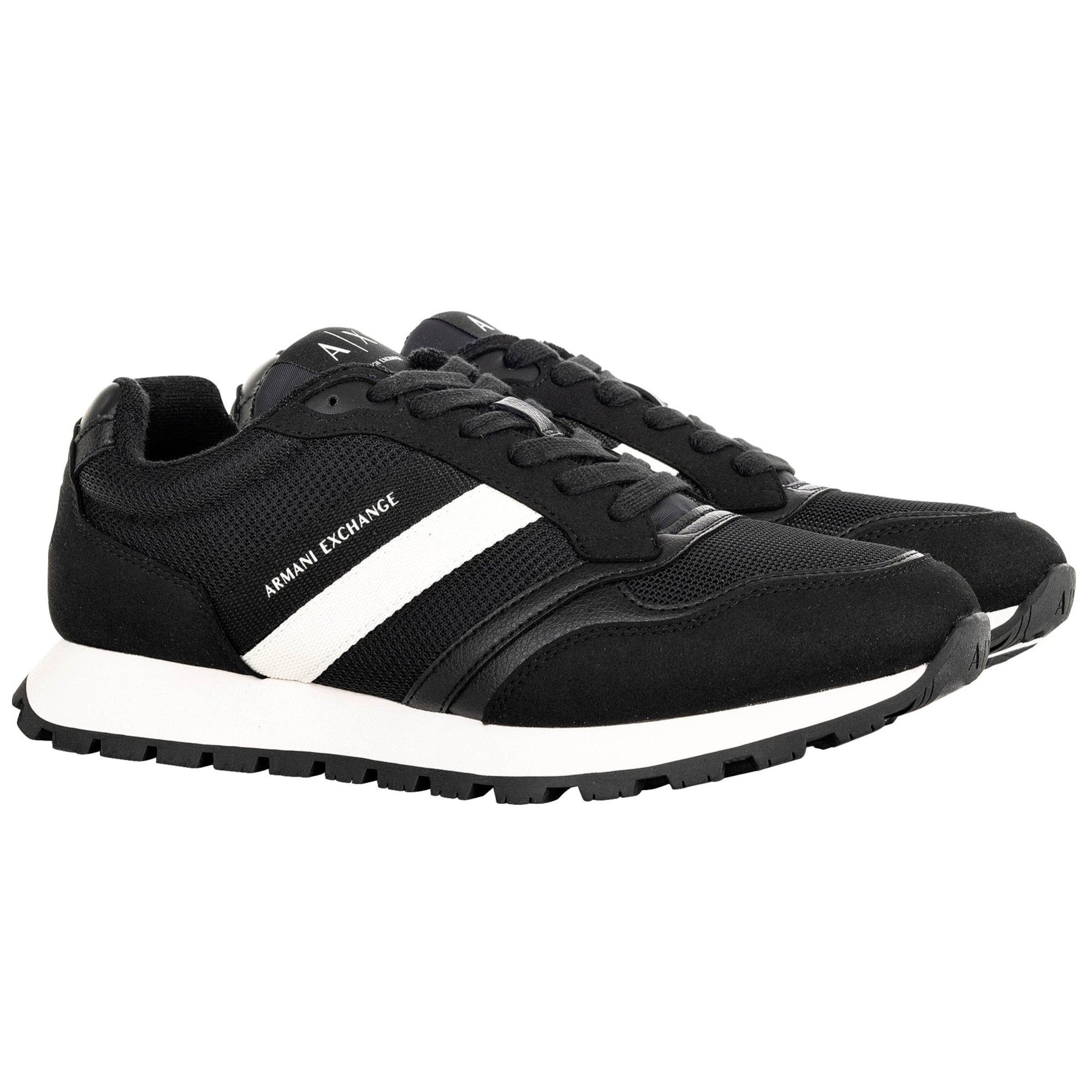 ARMANI EXCHANGE Rövid szárú sportcipők - fekete