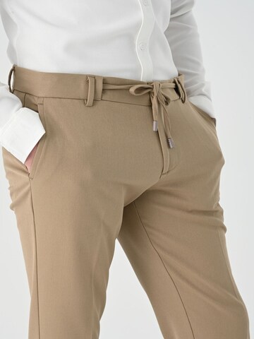 Antioch Slim fit Trousers in Beige