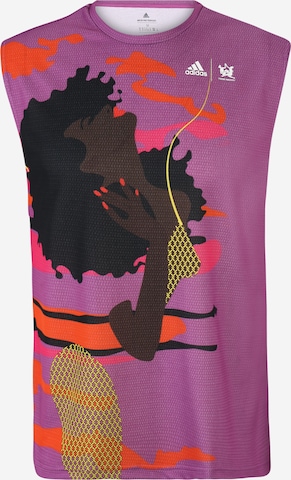 T-Shirt fonctionnel 'New York' ADIDAS SPORTSWEAR en violet : devant