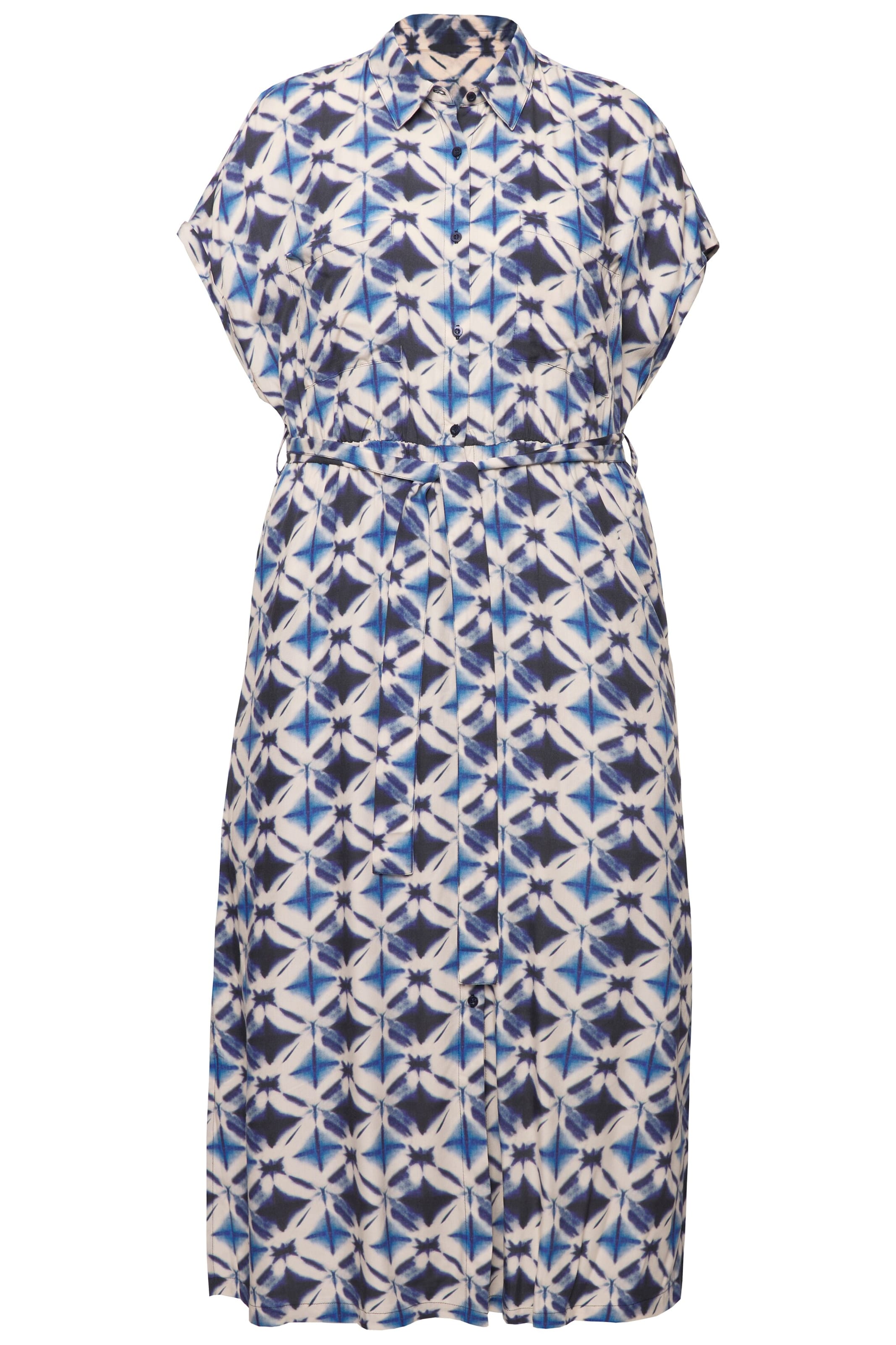 Studio Untold Blousejurk in Blauw: voorkant