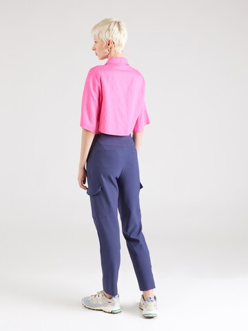 MORE & MORE Loose fit Cargo Pants in Blue