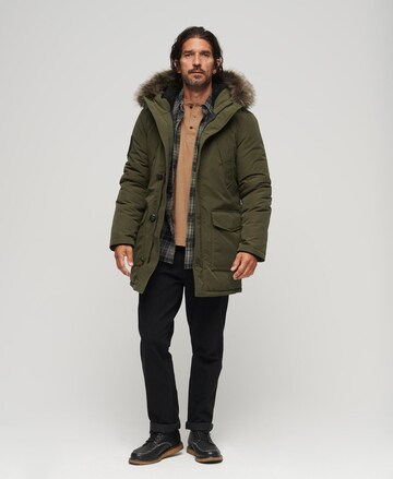 Superdry Winterparka 'Everest' in Grün