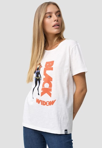 Recovered Shirt 'Black Widow Graphic' in Beige